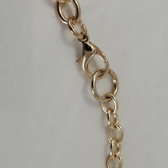 Summer Melon Tones Beaded Adjustable Gold-tone Necklace By Occasionally Made - Picture 11 of 12